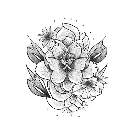 Hawaiian Flower With Lion