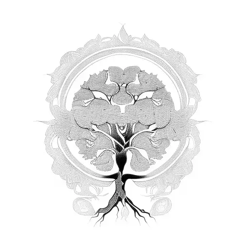 Tree Of Life And Lace