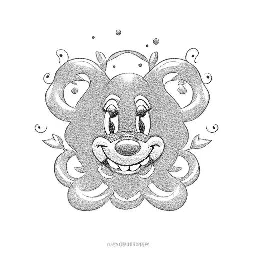 Disney Characters And Flowers