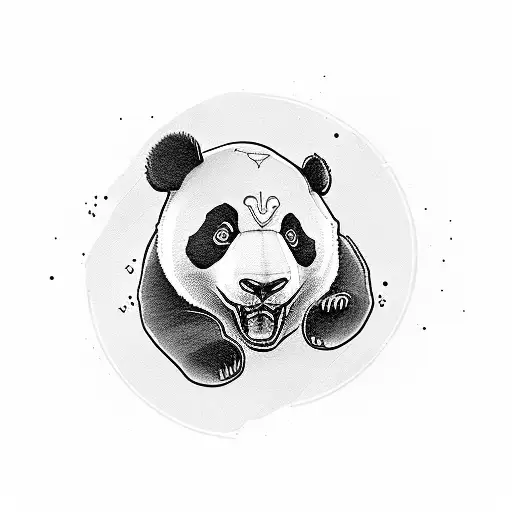 Panda Whit Gaming Headset