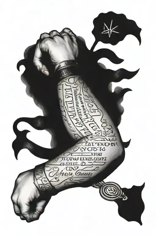 Arm Rings And Bible Verse