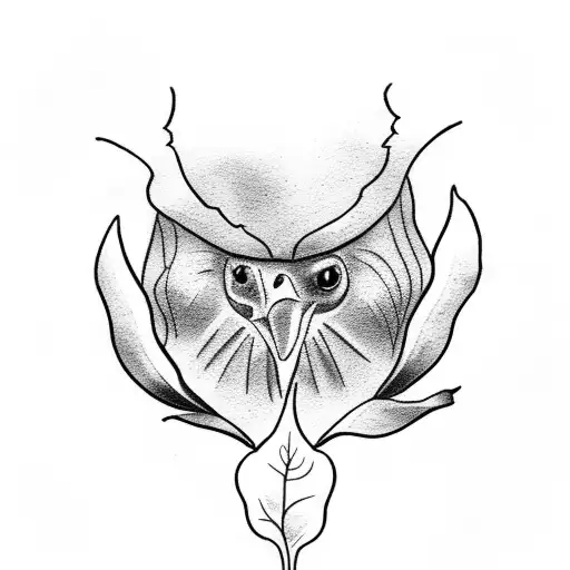 Raven Holding An Apple Blossom