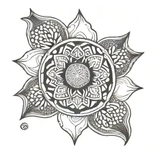 Lotus Seed Of Life Sacred Geometry