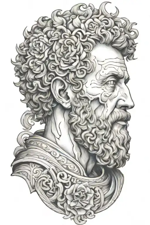 Marcus Aurelius And Skull