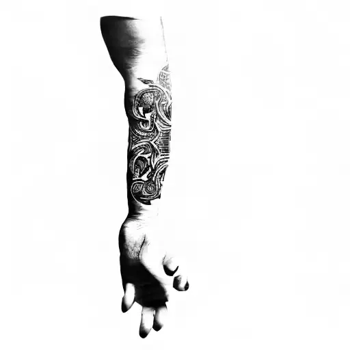 Cover The Tattoo On Photo