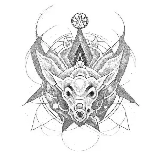 Tattoo Has Number 13 And Aquarius Aries And Cancer