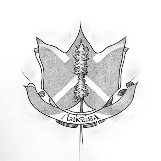 A Family Tree With Italian And American Flags As The Leaves