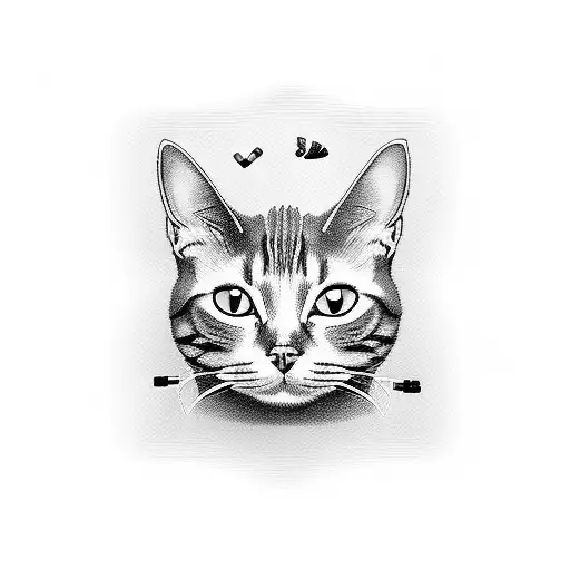 A Cat Playing A Board Game