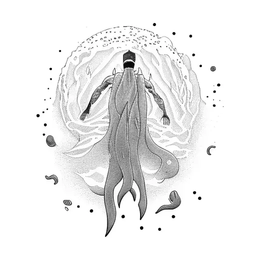 A Freediver Gracefully Descending Into The Depths Of An Ocean Made Of Books