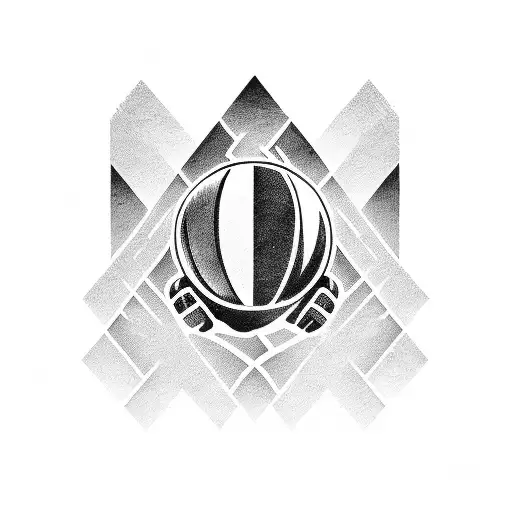 Sport Team Logo Combined With A Graphic Element