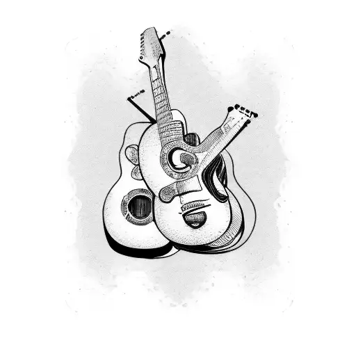 Vintage Guitar Headstock