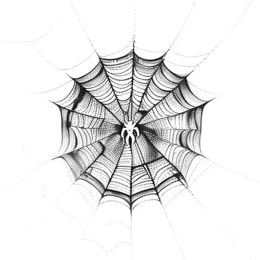 Spider Web With Forearm Band