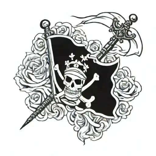 The Pirate Flag Of Law In One Piece