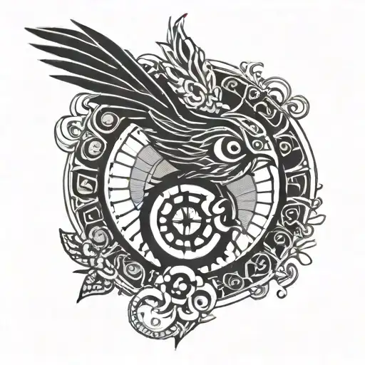 Bird Sankofa And Eye