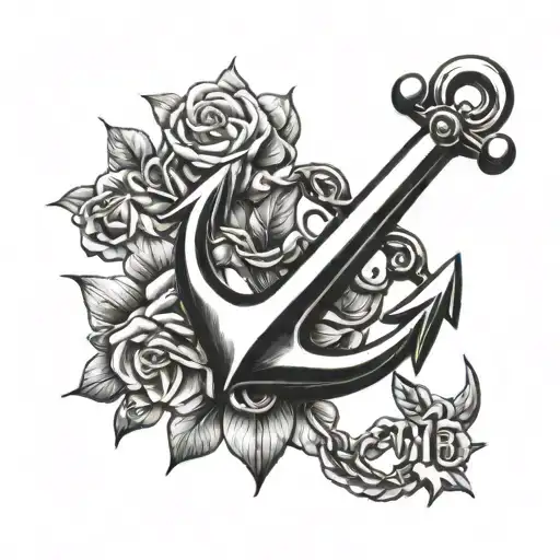 Anchor With The Name Meike