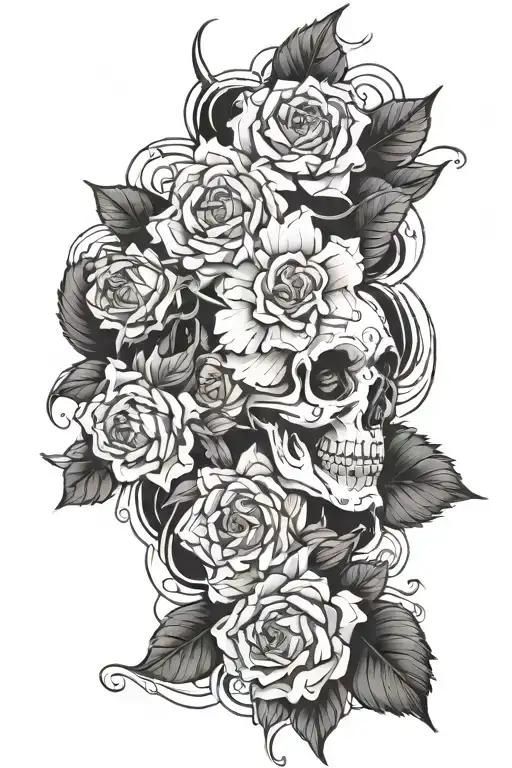 Random Design Blackout Thigh