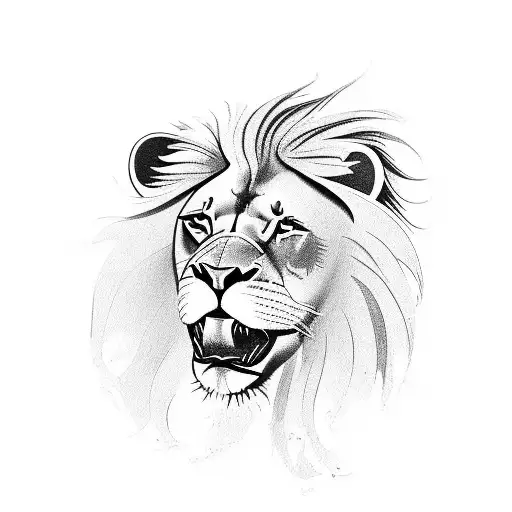 A Majestic Lion Playing A Saxophone