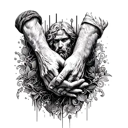 Prodigal Son Holding Hands