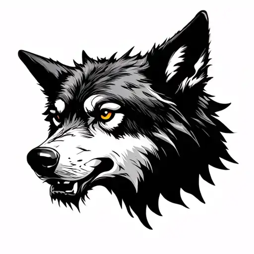 Create A Dangerous Wolf Head