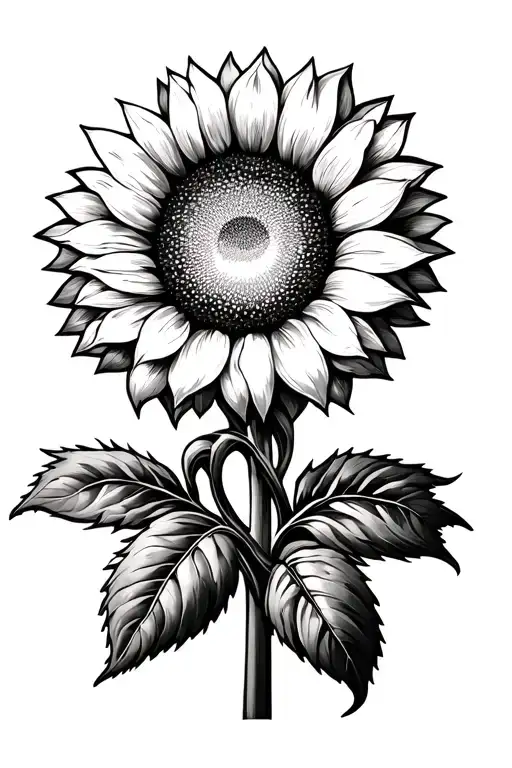 Sunflower Cross Intertwined