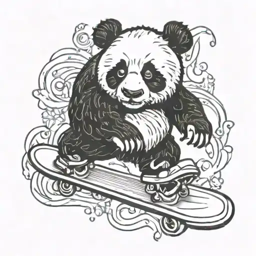 Panda Skating