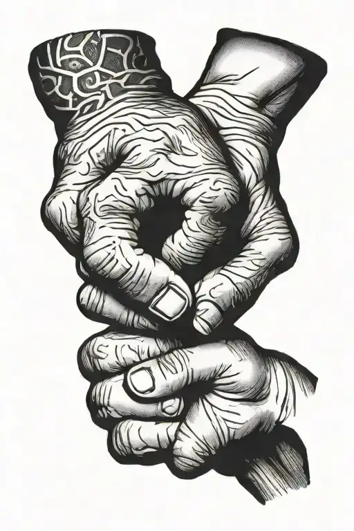 Father And Son Fist Bump