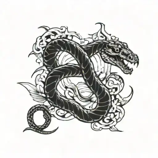 David Punching A Snake