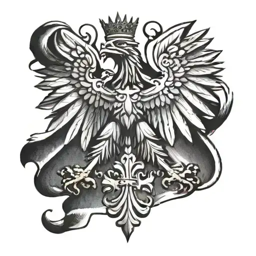 Polish Eagle Flag