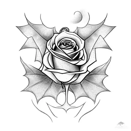Simple Dragon Rose
