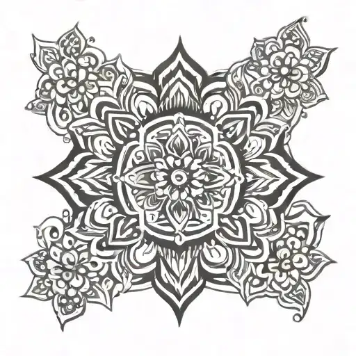 Mandala In Mini Design