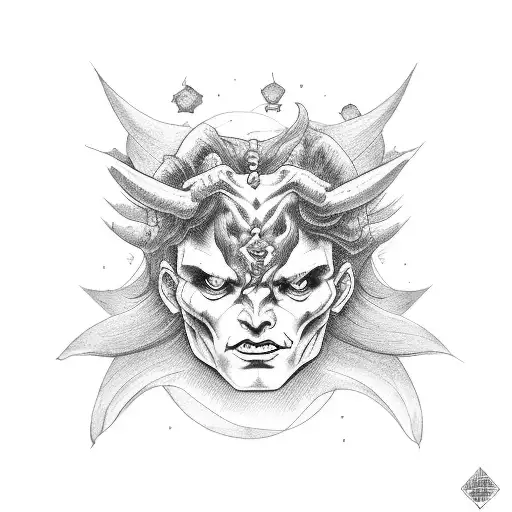 Human Half Devil Half Angel Peay