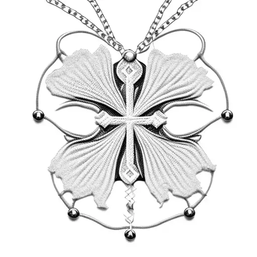 Rosary Cross Necklace