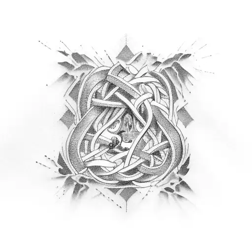 A Bible Verse Intertwined With A Broken Wall