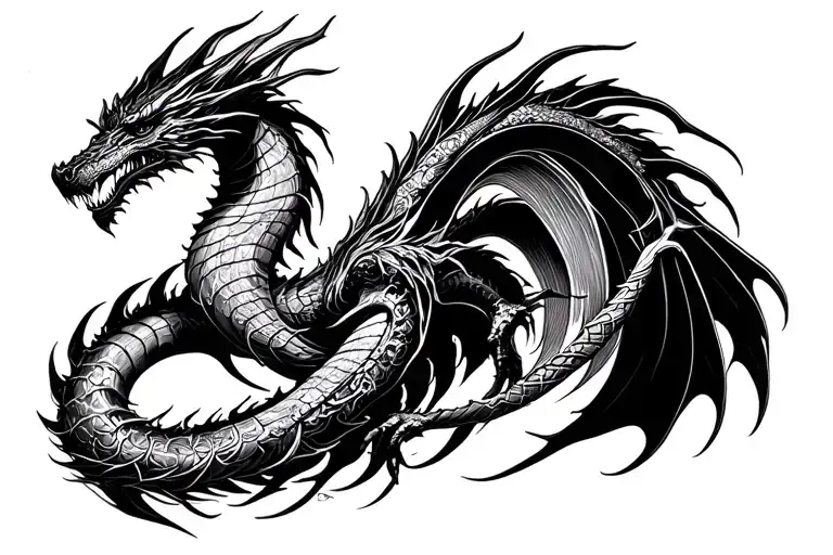 Dragon Cyber Sigilism Back