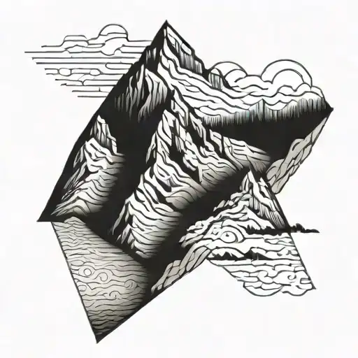 Big Mountain And Small One Beside It