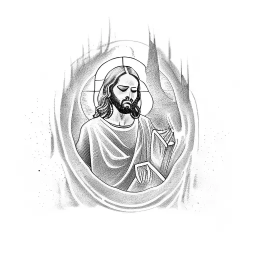 Jesus Writing In The Dust