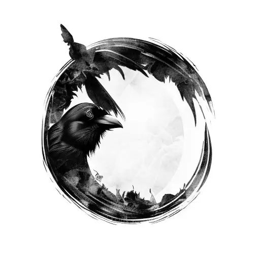 A Crow In A Circle