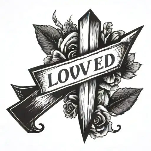 An Arrow With Wanna Be Loved Written On It