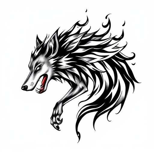 Crimson Flame of the Wolf