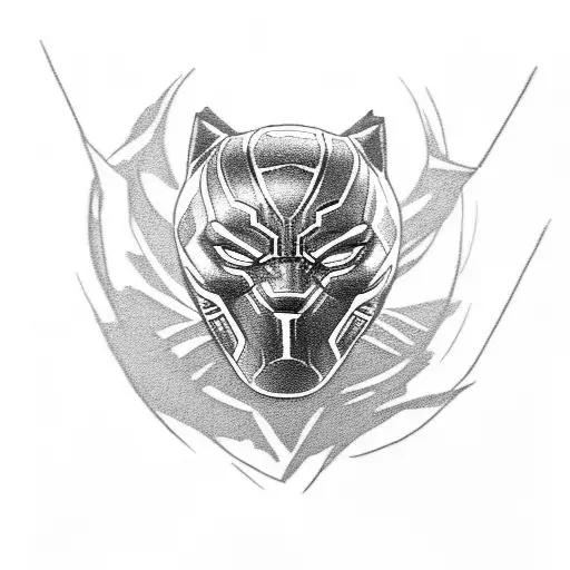 Black Panther Skulking Seductively Down The Entire Leg