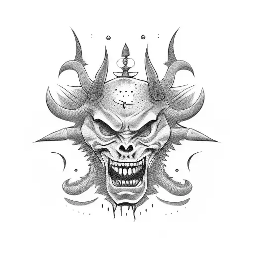 A Happy Demon And A Sad One