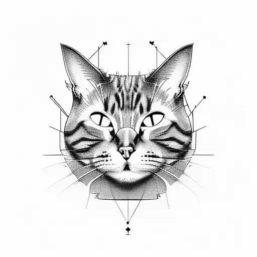 Engineering Drawing Of A Cat