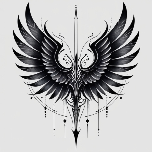 Wings of Shadow Tattoo idea