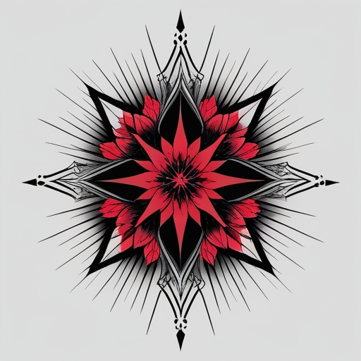 Crimson Radiance Tattoo idea