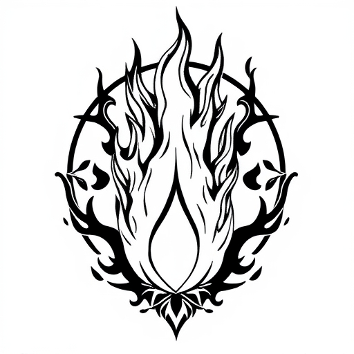 Soul’s Awakening Fire Tattoo idea