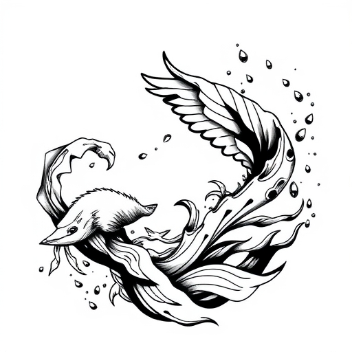 Ocean Breeze Tattoo idea