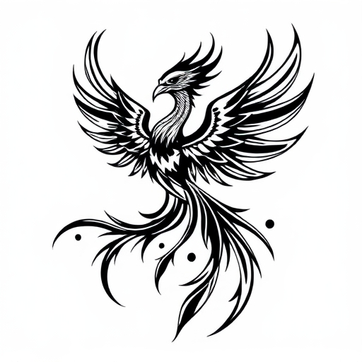 Phoenix’s Flame’s Edge Tattoo idea