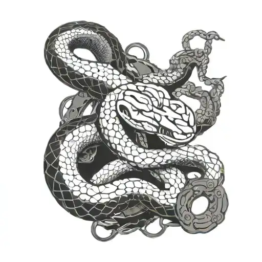 Snake And Bicycle Chain Forming