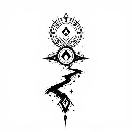 Shadowed Path Tattoo idea