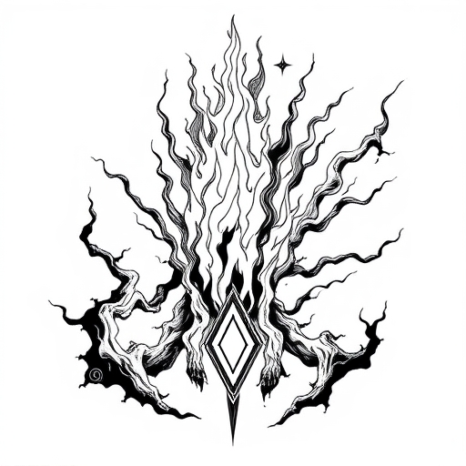 Sacred Firestorm of Eternal Time Tattoo idea